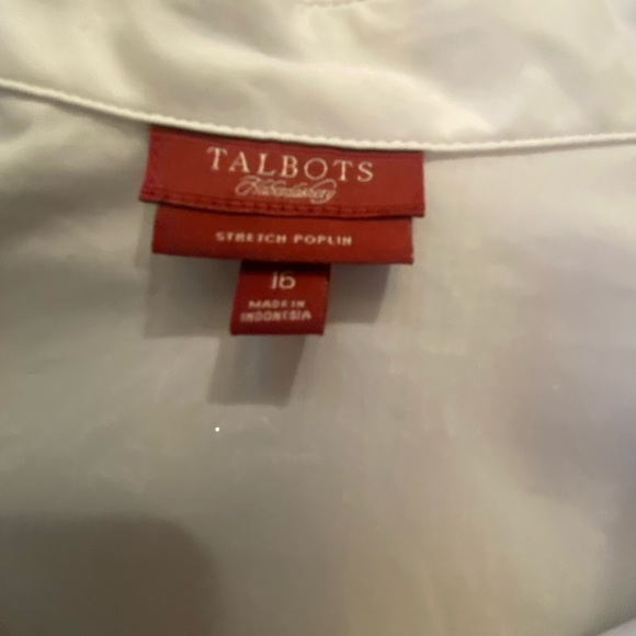Talbots front ruffle blouse - Picture 9 of 9